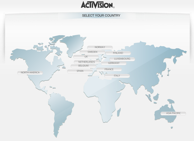 Activision World Map Fail Activision World Map Fail